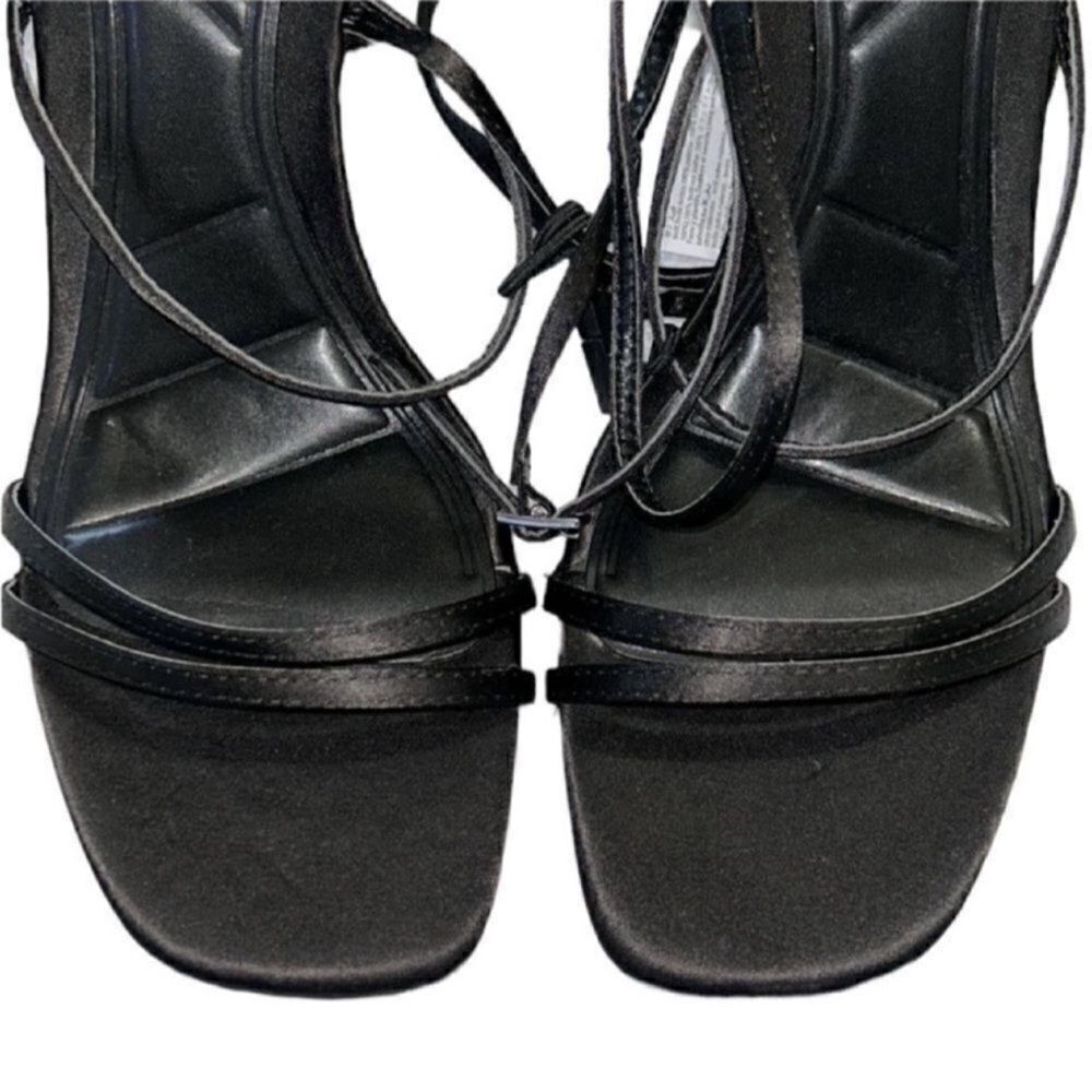 Zara Stappy Black Sandals(Size 10) - Picture 5 of 6